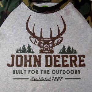 John Deere Camouflage Sleeve Shirt